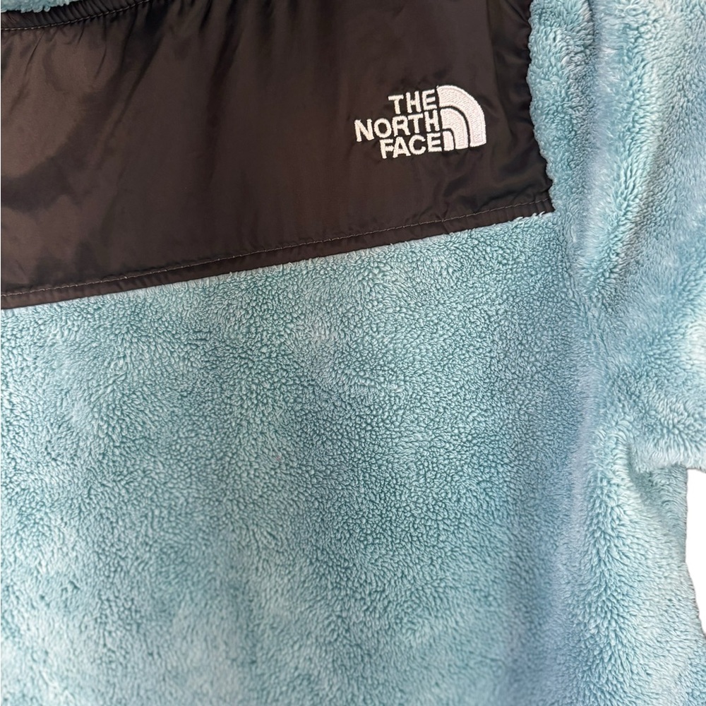 The North face blue fleece hoodie full zip - Picture 3 of 6